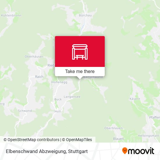 Elbenschwand Abzweigung map
