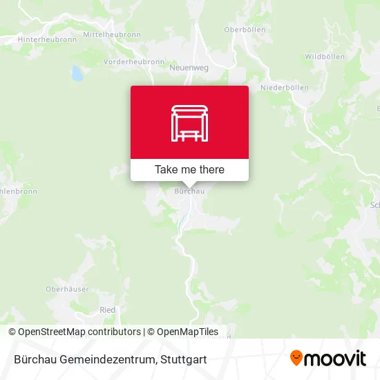 Карта Bürchau Gemeindezentrum