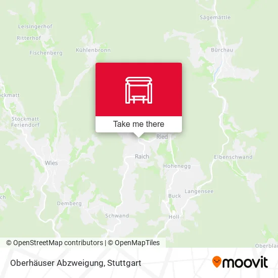 Карта Oberhäuser Abzweigung