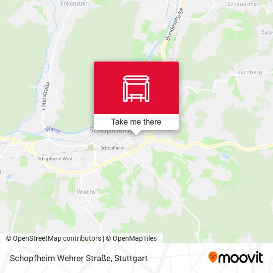 Schopfheim Wehrer Straße map
