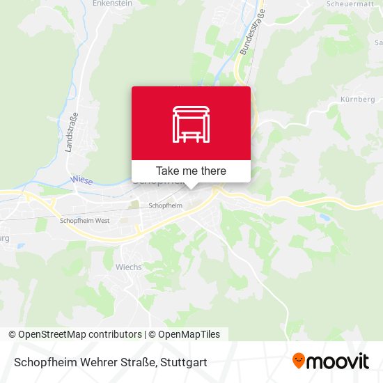 Schopfheim Wehrer Straße map