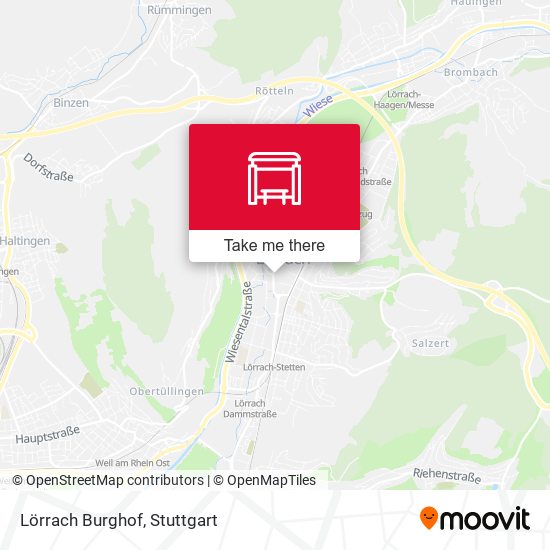Lörrach Burghof map