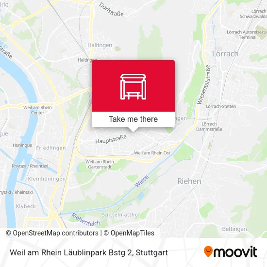 Карта Weil am Rhein Läublinpark Bstg 2