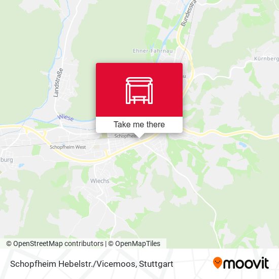 Schopfheim Hebelstr./Vicemoos map