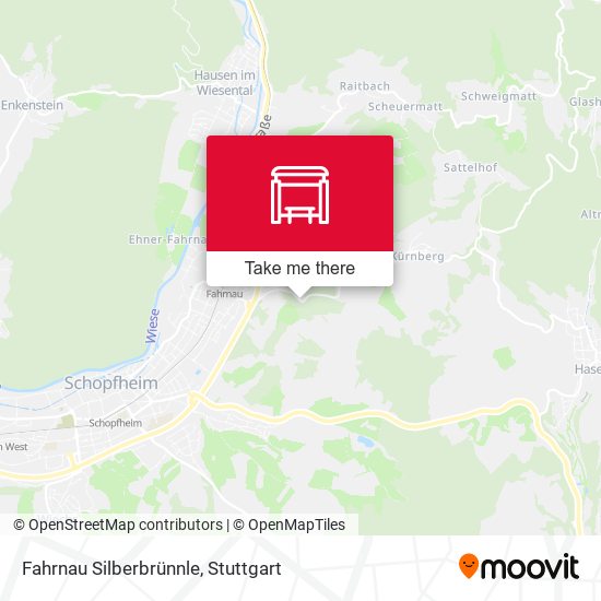 Fahrnau Silberbrünnle map