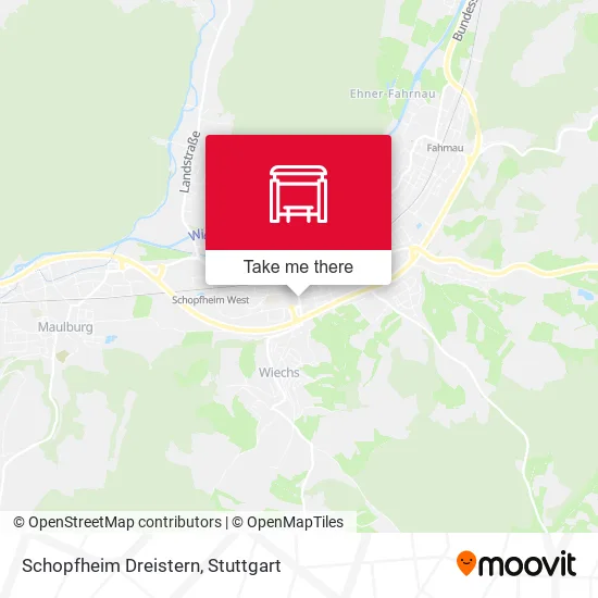 Карта Schopfheim Dreistern