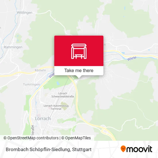 Карта Brombach Schöpflin-Siedlung