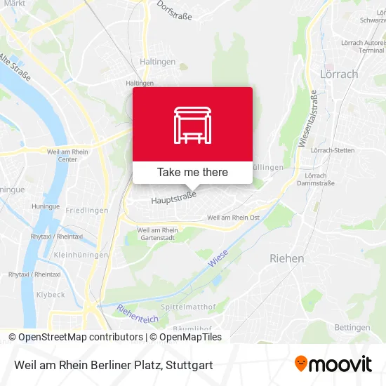 Карта Weil am Rhein Berliner Platz