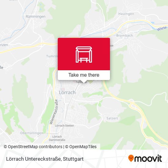 Lörrach Untereckstraße map