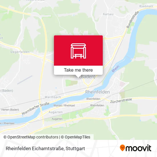 Карта Rheinfelden Eichamtstraße