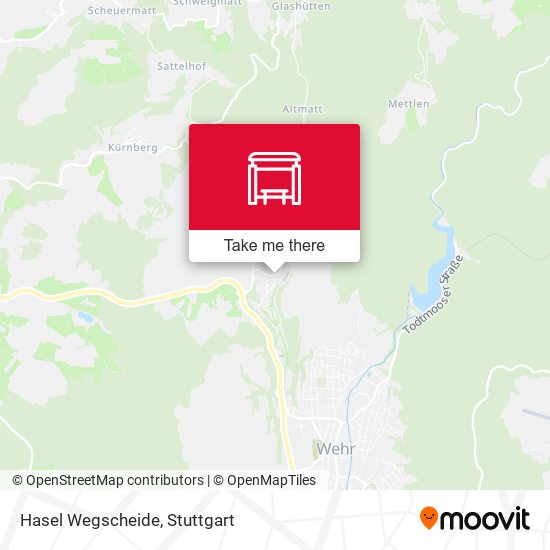 Карта Hasel Wegscheide