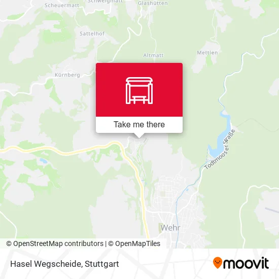 Карта Hasel Wegscheide