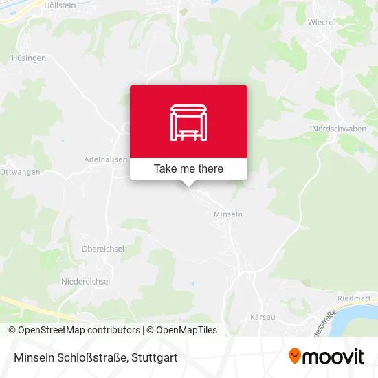 Карта Minseln Schloßstraße