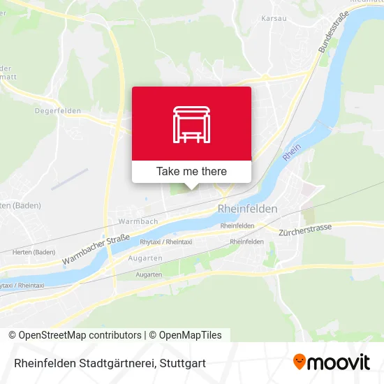 Rheinfelden Stadtgärtnerei map