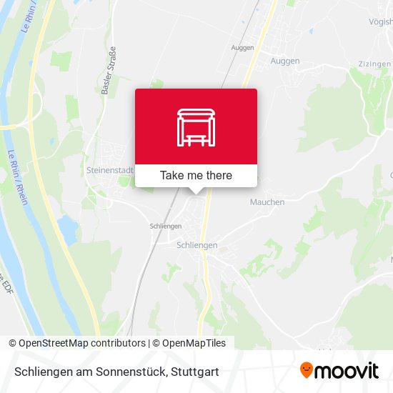 Schliengen am Sonnenstück map