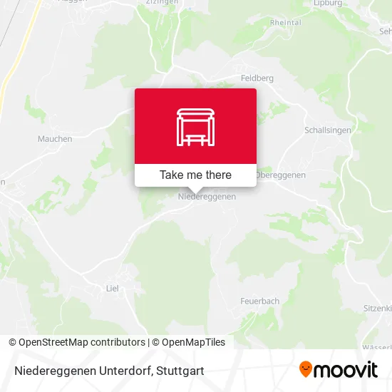 Карта Niedereggenen Unterdorf