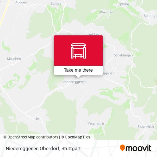 Niedereggenen Oberdorf map
