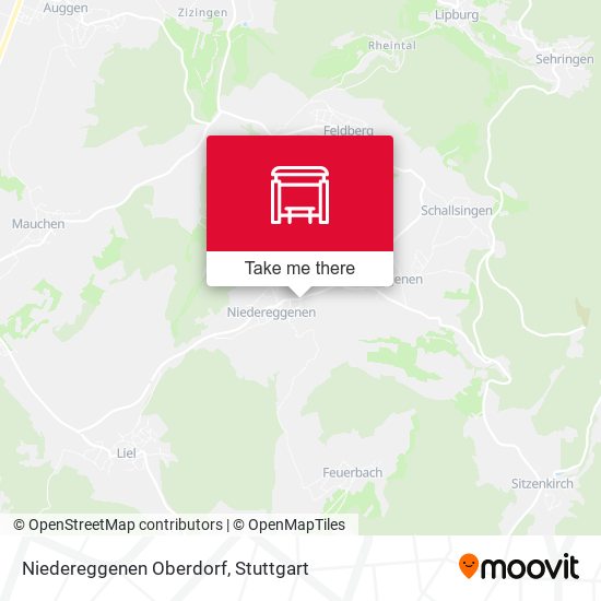 Niedereggenen Oberdorf map