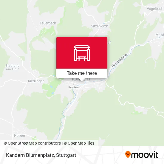 Карта Kandern Blumenplatz