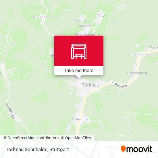 Todtnau Sonnhalde map