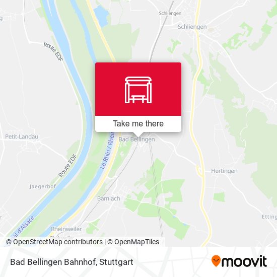 Bad Bellingen Bahnhof map