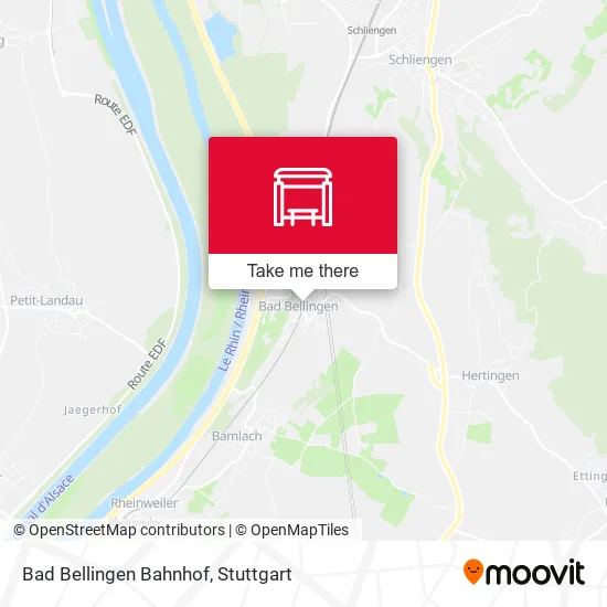 Карта Bad Bellingen Bahnhof