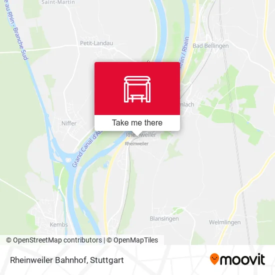 Карта Rheinweiler Bahnhof