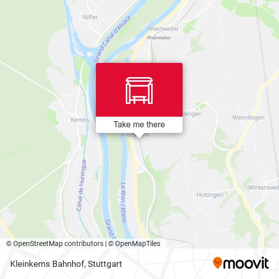 Карта Kleinkems Bahnhof