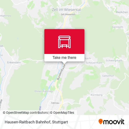 Hausen-Raitbach Bahnhof map