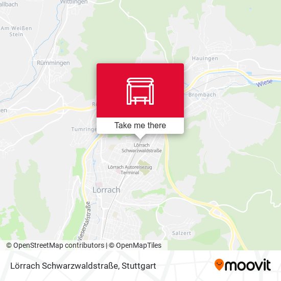 Lörrach Schwarzwaldstraße map
