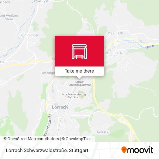 Lörrach Schwarzwaldstraße map