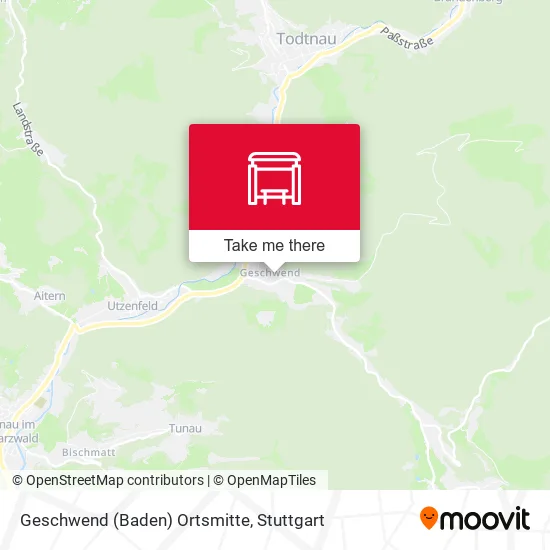 Карта Geschwend (Baden) Ortsmitte