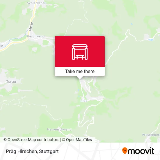 Карта Präg Hirschen