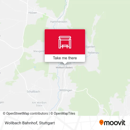 Карта Wollbach Bahnhof