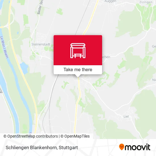 Карта Schliengen Blankenhorn