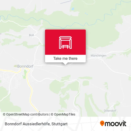 Карта Bonndorf Aussiedlerhöfe