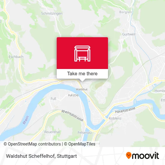 Waldshut Scheffelhof map