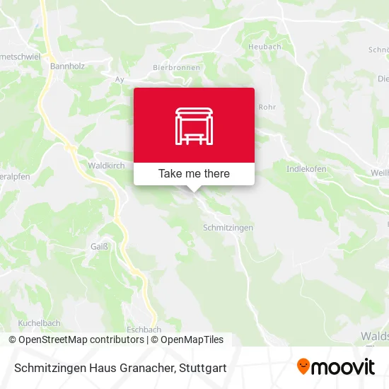 Карта Schmitzingen Haus Granacher