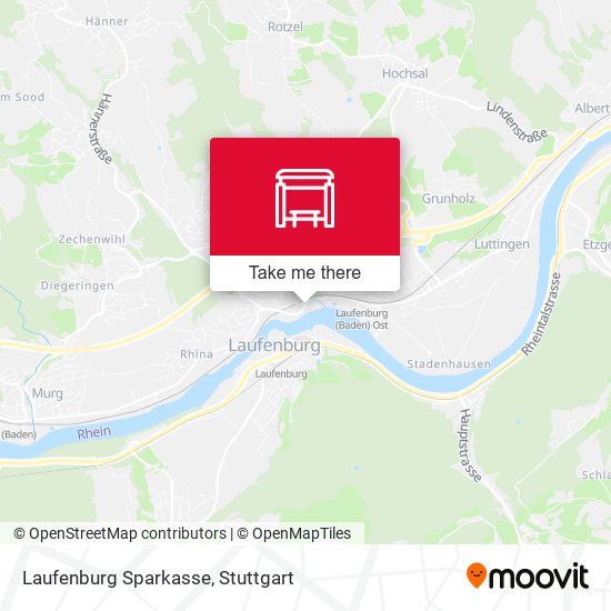Карта Laufenburg Sparkasse