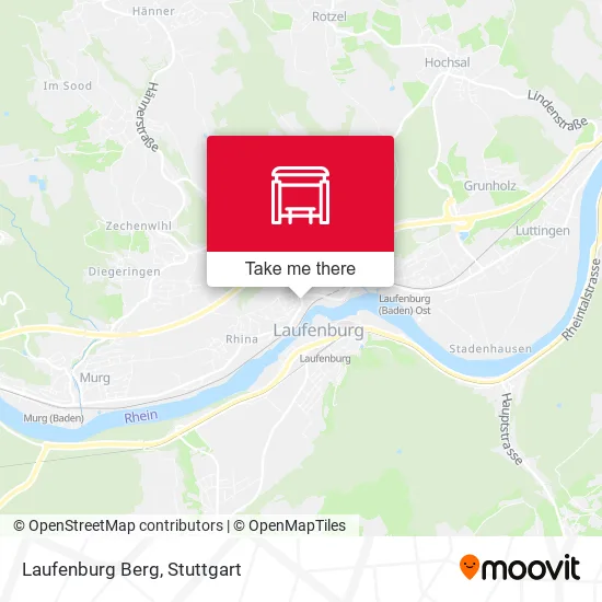 Карта Laufenburg Berg