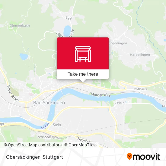 Карта Obersäckingen