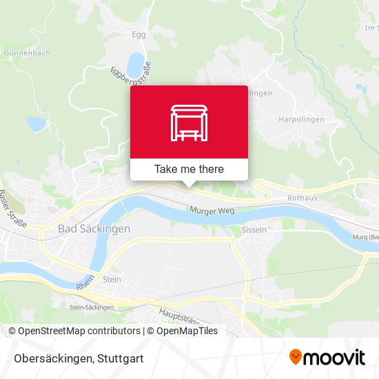 Карта Obersäckingen
