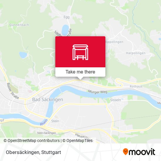Карта Obersäckingen