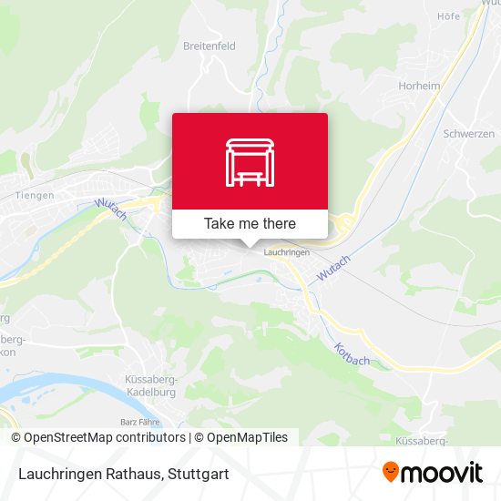 Lauchringen Rathaus map