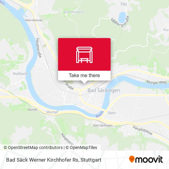 Bad Säck Werner Kirchhofer Rs map