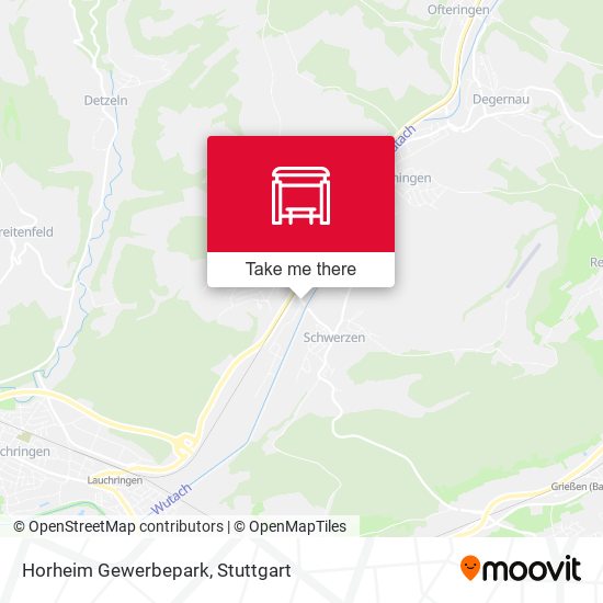Horheim Gewerbepark map