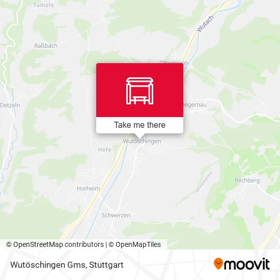 Карта Wutöschingen Gms