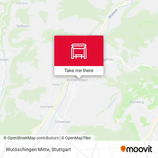 Карта Wutöschingen Mitte