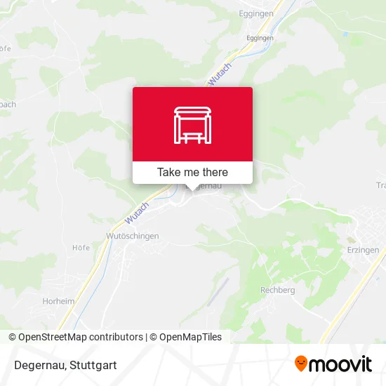 Карта Degernau