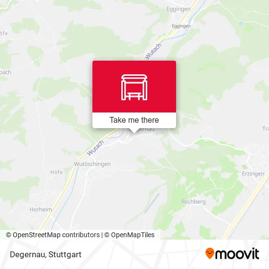Карта Degernau